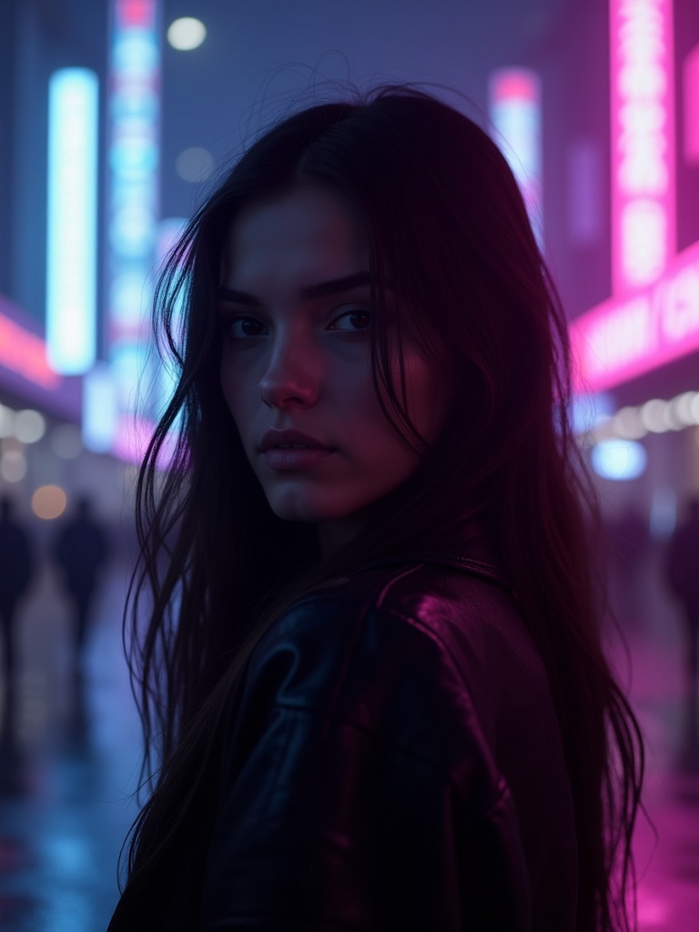 Exemplo de vídeo no estilo Cyberpunk